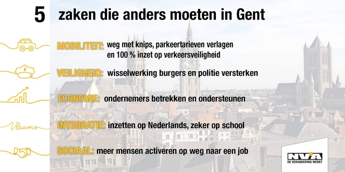 5 zaken die anders moeten in Gent